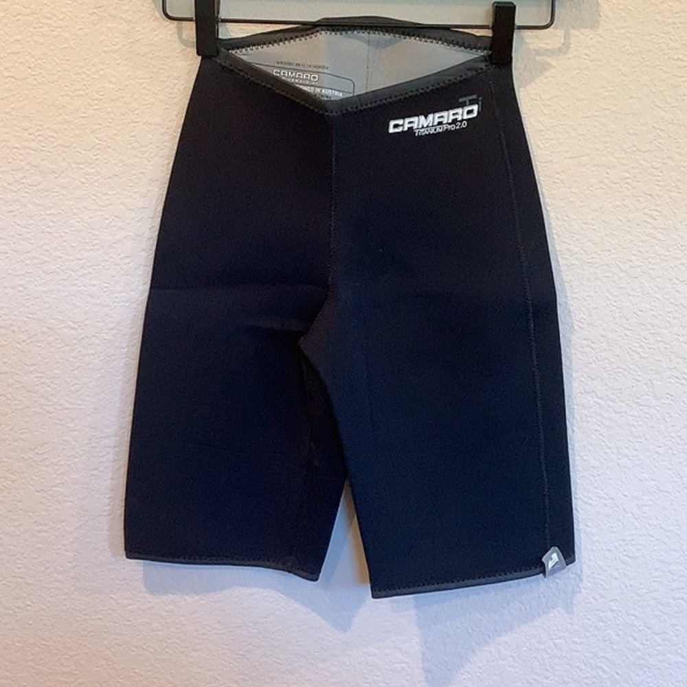 Camaro Girl Tight Wetsuits Shorts -Black Small